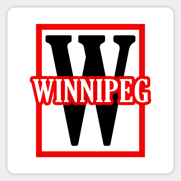 Winnipeg Magnet by colorsplash